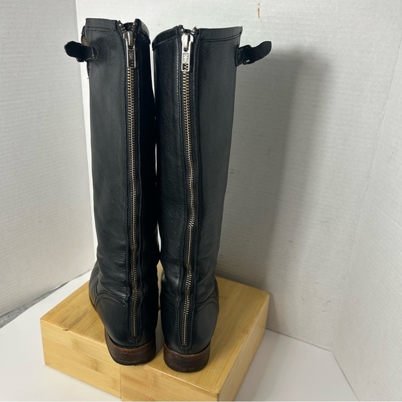 Frye Black riding Boots women’s size 7 - Picture 7 of 13